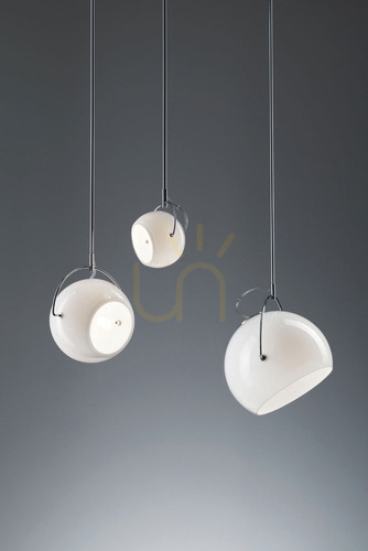 Check Fabbian Beluga Ø9 pendant lamp - White - D57 A17 01