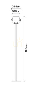 Fabbian Beluga floor lamp - White - D57 C11 01 3 Fabbian Beluga floor lamp - White - D57 C11 01 small 3