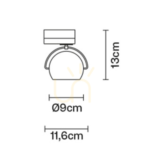 Display Fabbian Beluga Light for Busbar - White - D57 J15 01 Fabbian Beluga Light for Busbar - White - D57 J15 01