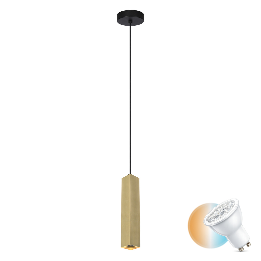 Italux Black GU10 Pendant Light PND-28394-1-GD