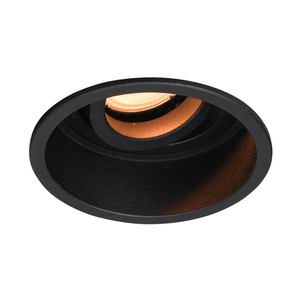 Italux Recessed Ceiling Luminaire GU10 Black Aluminum DL-88290-GU-BK small 1