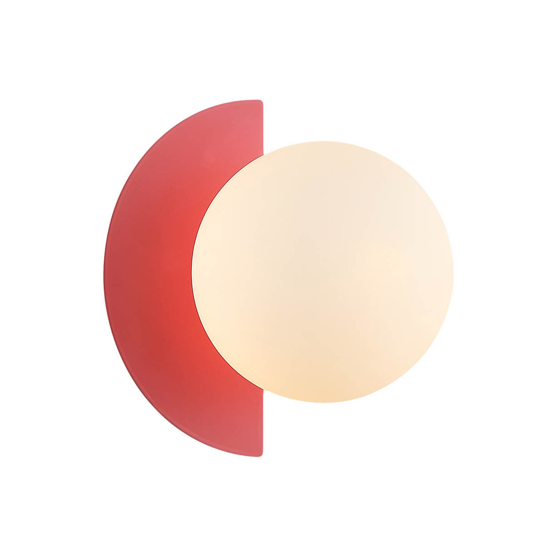 Italux Pink Modern Steel Glass G9 Wall Sconce WL-37482-ROSE