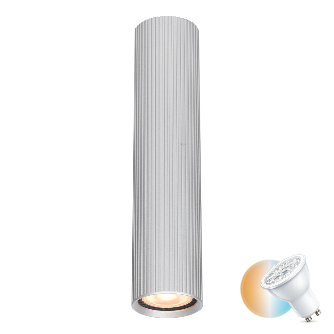 Italux Rilok Surface Mounted Lamp GU10 Silver Aluminum CLN-83920-L-ALU