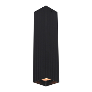 Surface Mounted Lamp Italux Tecno Black Aluminum GU10 24 cm CLN-37492-L-BK small 1