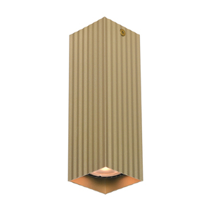 Surface Mounted Lamp Italux Tecno GU10 Gold Aluminum 17 cm CLN-37492-M-GD small 1
