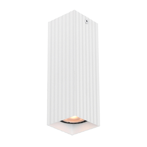 Surface-Mounted Lamp Italux Tecno GU10 White Aluminum 17 cm CLN-37492-M-WH small 1