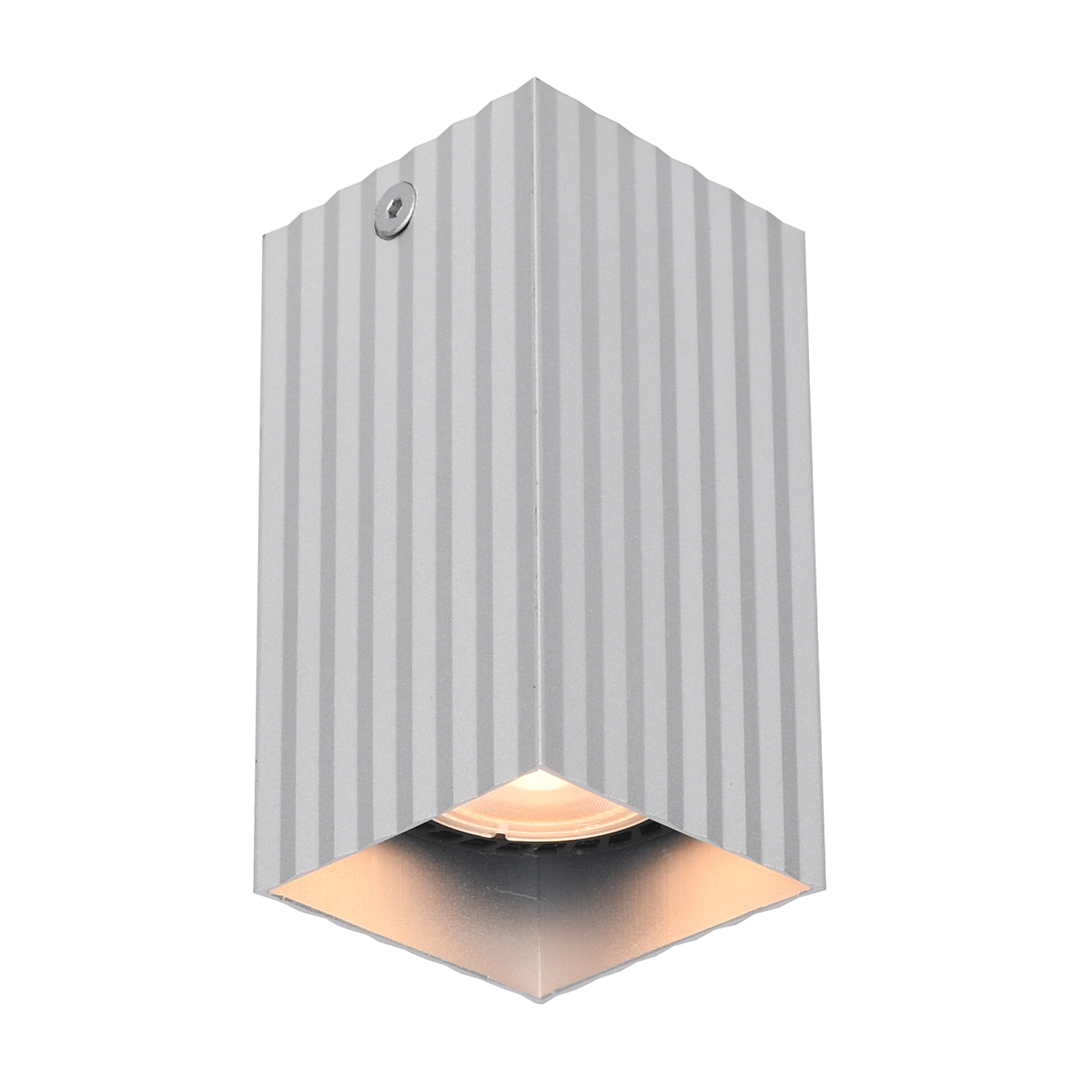 Italux Tecno Surface Mounted Lamp GU10 Aluminum Silver CLN-37492-S-ALU