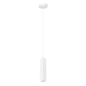 Italux Tecno White Aluminum GU10 Pendant Lamp PND-37492-1-WH small 1