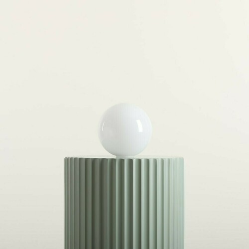 Check Lampshade Aldex Glass Block 14 White Gloss KLOSZ 14 POŁYSK
