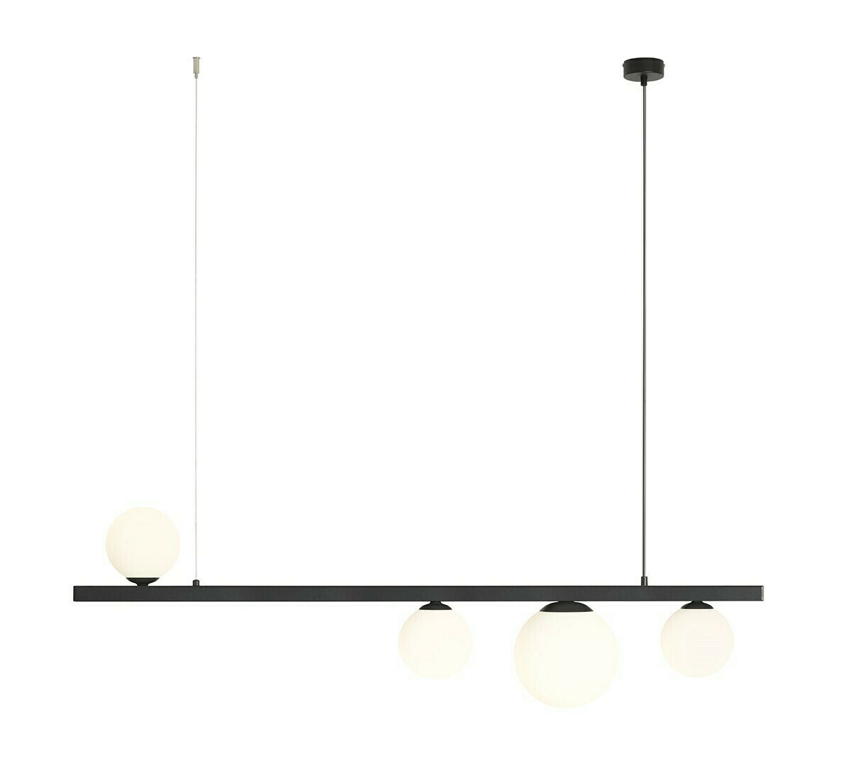 Aldex Garda 4 Black Pendant Lamp 1099L1
