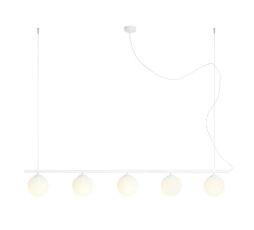 Check Aldex Beryl White 5-Light Glass Pendant Lamp 1006F