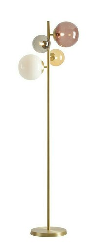 Check Standing Lamp Aldex Brass Metal Glass 4-Light 161 cm 1111A40