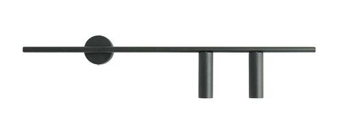 Check Wall Lamp Aldex Trevo 2 Black Metal 2xGU10 80 cm 1104D1_2