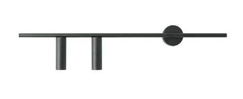 Check Aldex Trevo Black Metal 2-Light Wall Lamp 1104D1