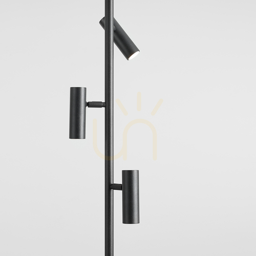 Check Floor Lamp Aldex Trevo Black Metal 164 cm 1104A1