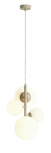 Check Aldex Bloom 4 Beige Pendant Lamp 1091L17