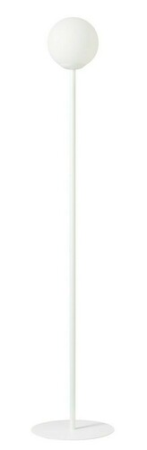 Check Standing Lamp Aldex White Metal Glass 162 cm 1080A