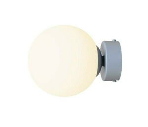 Aldex Ball Dusty Blue S Wall Light 1076C16_S – blue, 14 cm opal glass globe, E14 small 0