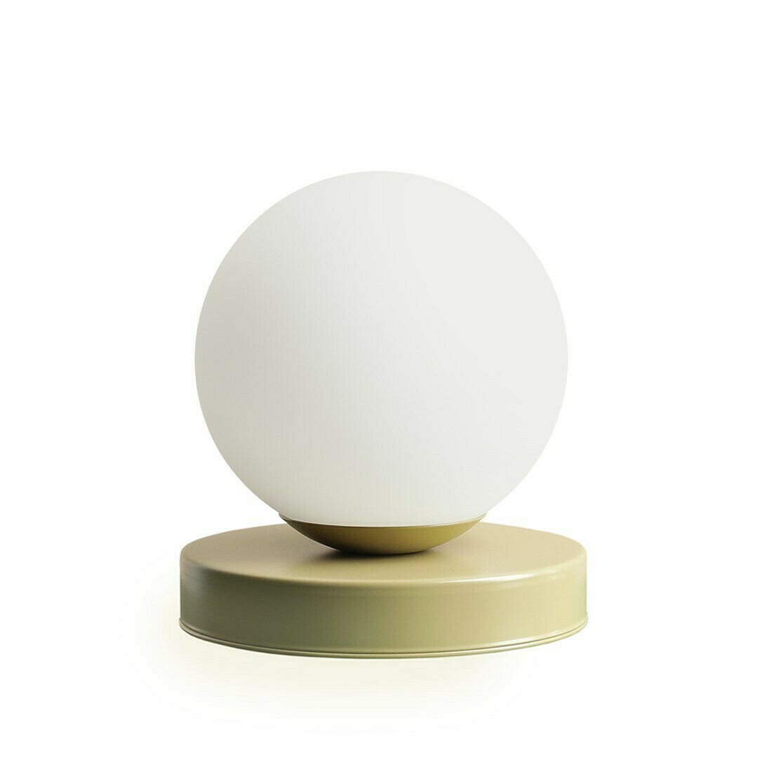 Desk Lamp Aldex Ball Pistachio Green Metal 14 cm 1076B12_S
