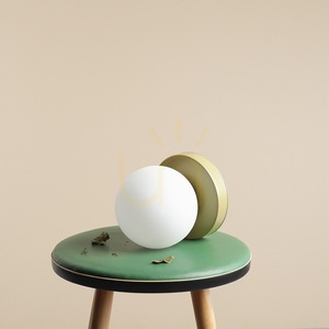 Aldex Ball Pistachio S table lamp, pistachio green, 14 cm glass globe, E14, 1076B12_S small 3