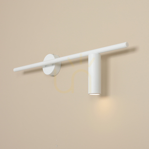 Aldex Trevo Wall All White wall light, right-hand, matt white, 60 cm, GU10 mini 1104C_2 small 1