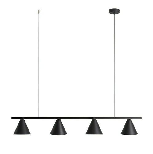Check Pendant Light Aldex Form 4 Black Metal 4x LED 1108L1