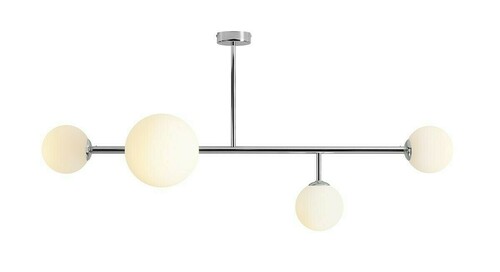 Check Plafon Aldex Dione Chrome 4x Light Metal Glass 1092PL_L4