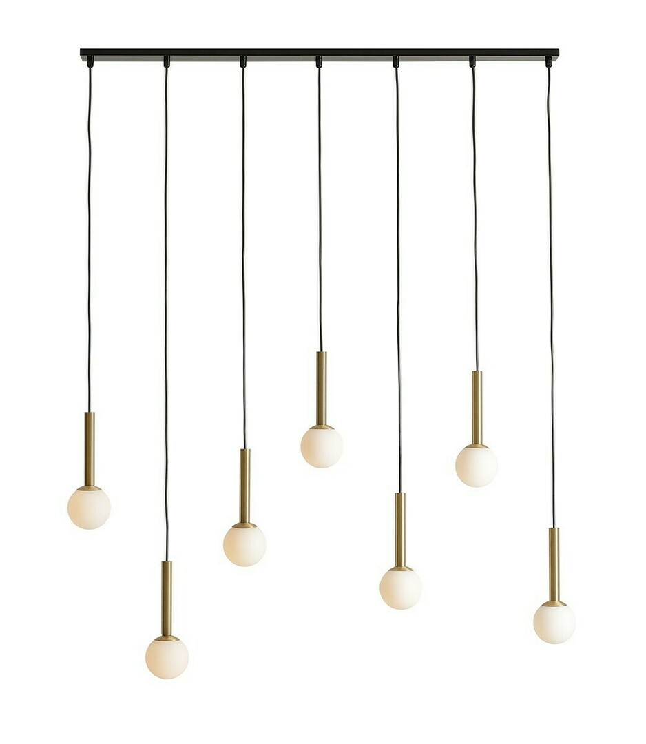 Pendant Light Aldex Riu 7 Brass Glass 7-Light 1121T40