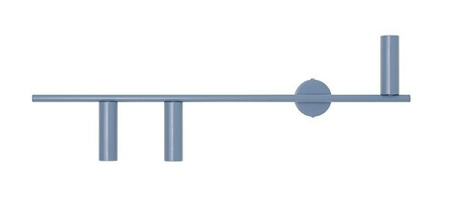 Check Aldex Trevo Blue Metal Wall Lamp 3 Light GU10 1104Y16