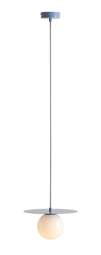 Check Pendant Light Aldex Loop Dusty Blue S Metal Glass 1125G16_S