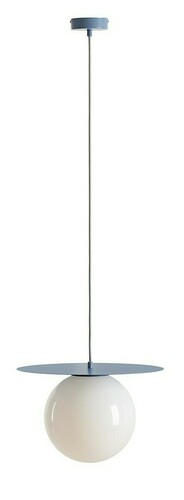Check Pendant Light Aldex Loop Dusty Blue 25 cm Metal Glass 1125G16_L