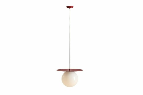 Check Aldex Loop Red Glass Pendant Light 25 cm 1125G15_L
