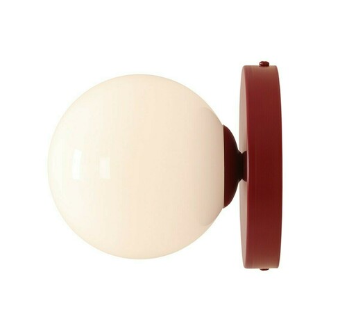 Check Wall Lamp Aldex Ball II Red Glass Metal 15 cm 1126C15_S
