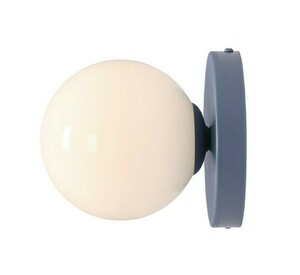 Aldex Ball II Dusty Blue S Wall Light, Blue, 14 cm Glass Globe, 1126C16_S small 0