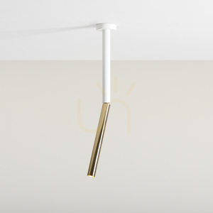 Aldex Stick White S White and Gold Ceiling Spotlight 42 cm G9 1067PL_G_S small 1