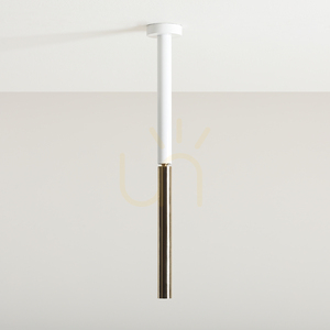 Aldex Stick White S White and Gold Ceiling Spotlight 42 cm G9 1067PL_G_S small 2