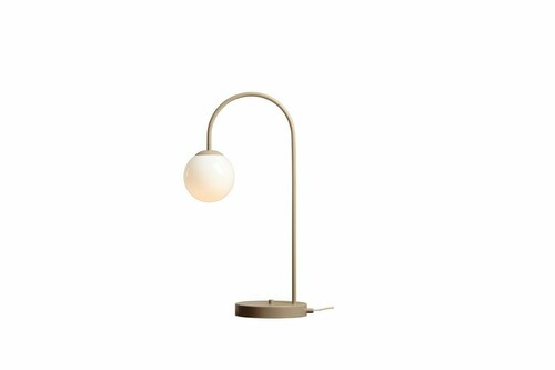 Check Desk Lamp Aldex Una Beige Metal Glass 60 cm 1116B17
