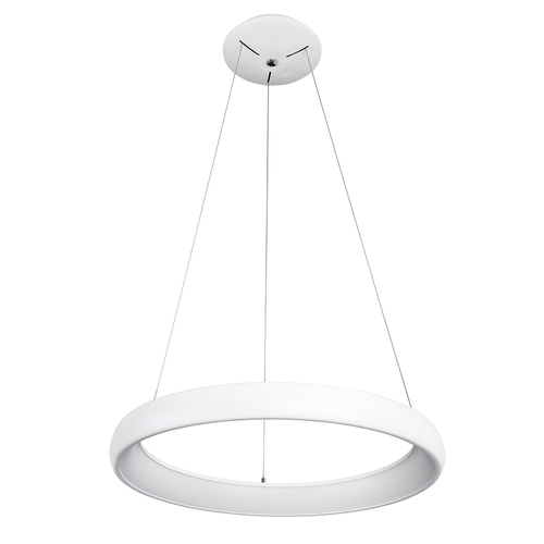 Check Italux Alessia White LED Pendant Light 61 cm 3000K SKU 5280-850RP-WH-3