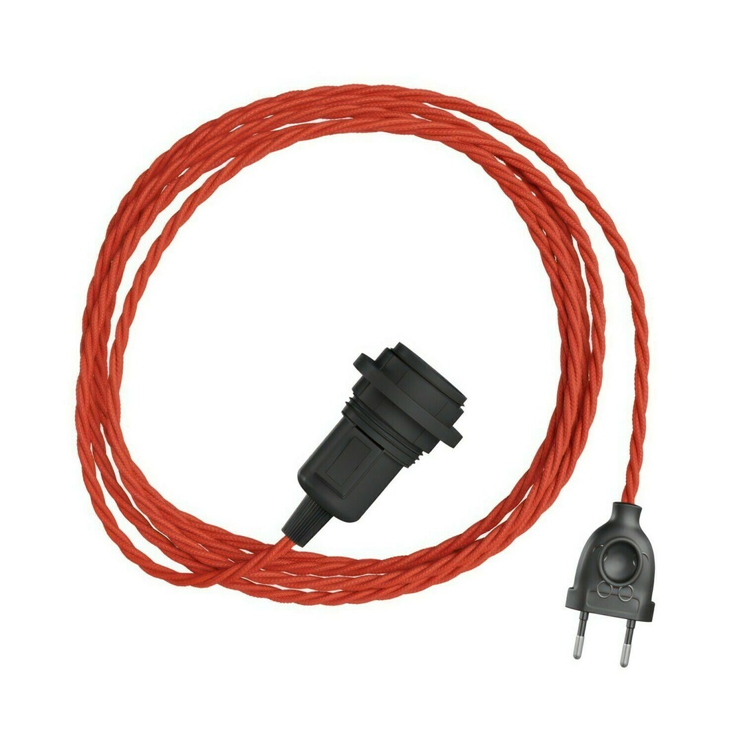 Check Red Creative-Cables Pendant Lamp CAPL20391v27639 Red Creative-Cables Pendant Lamp CAPL20391v27639
