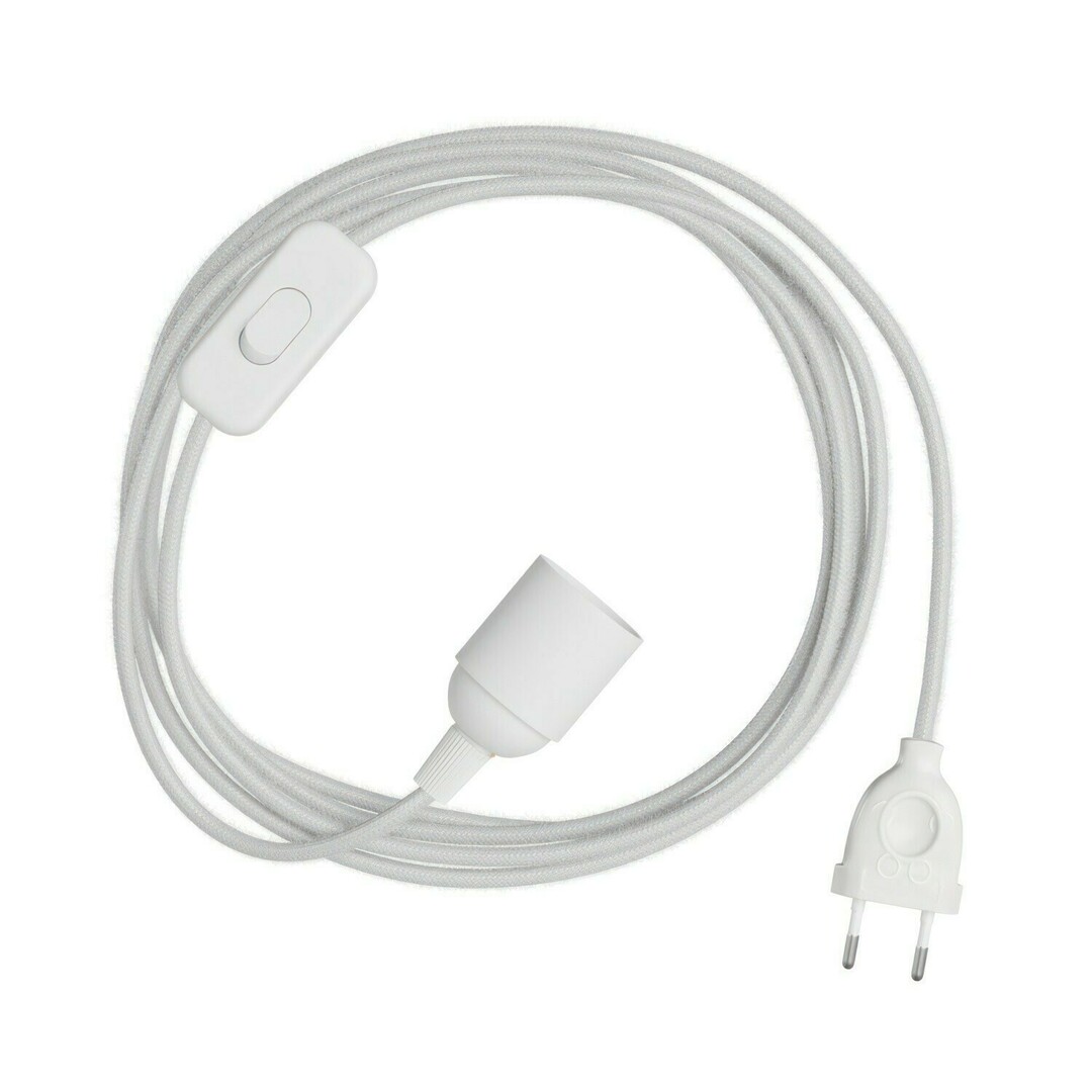 Check White Creative-Cables Pendant Lamp CAPL20393v27670 White Creative-Cables Pendant Lamp CAPL20393v27670
