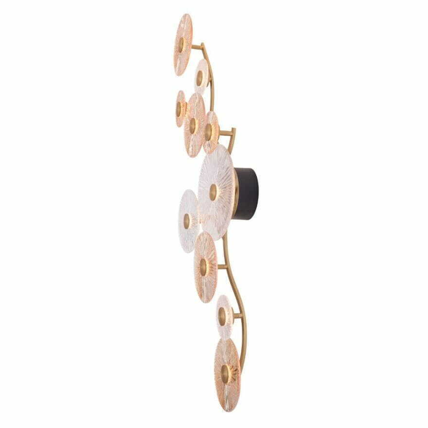View Wall Light Max Light Allure W0354 10-Light Matt Gold LED 3000K Wall Light Max Light Allure W0354 10-Light Matt Gold LED 3000K
