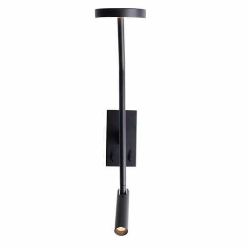Check Wall Light Max Light Ibiza W0349 Black Metal LED 47 cm 9W 3000K