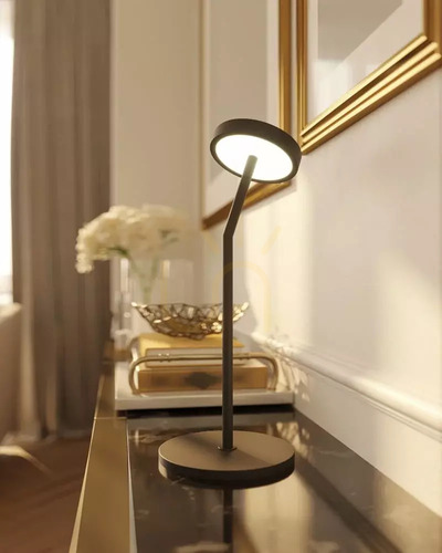 Check Table Lamp Max Light Ibiza T0061 Black Metal 35 cm LED 6W