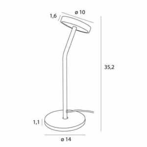Table Lamp Max Light Ibiza T0061 Black Metal LED 35 cm 2 Table Lamp Max Light Ibiza T0061 Black Metal LED 35 cm small 2