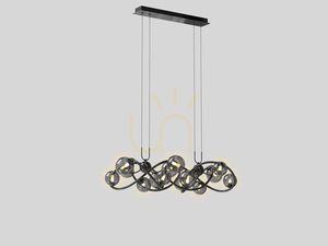 NANCY - 14-light pendant lamp. Aviano PREMIUM small 0