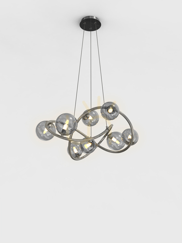 Check NANCY - 8-light pendant lamp. Aviano PREMIUM