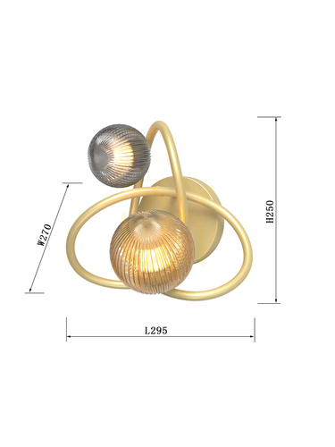 Check METZ wall lamp - Aviano Premium