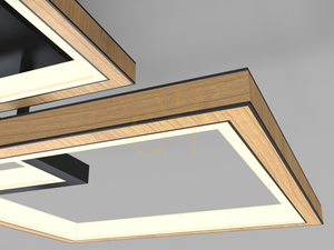 MATERA - Aviano PREMIUM three square ceiling lamp. small 1