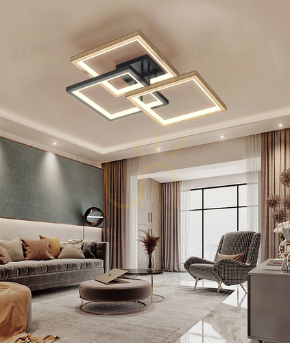 Check MATERA - Aviano PREMIUM three square ceiling lamp.