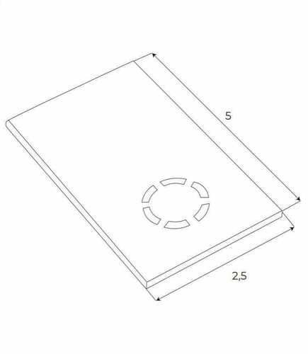 Check End Cap Max Light MAX MA0012 black for surface-mounted deep magnetic track